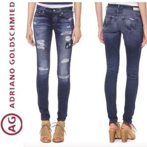 AG ADRIANO GOLDSCHMIED Digital Luxe The Legging Super Skinny Jeans Size 28